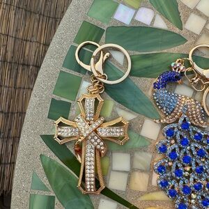 BAG CHARM Cross Purse Bling